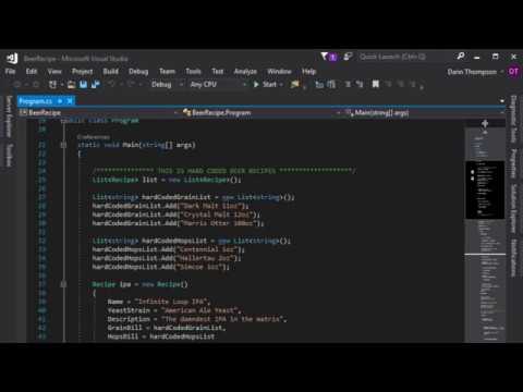 Programming_1 Beer Recipe App