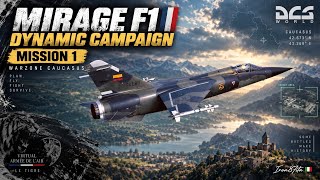 MIRAGE F1 vs MiG-21bis | Mission 1 – Dynamic Combat Campaign | DCS World
