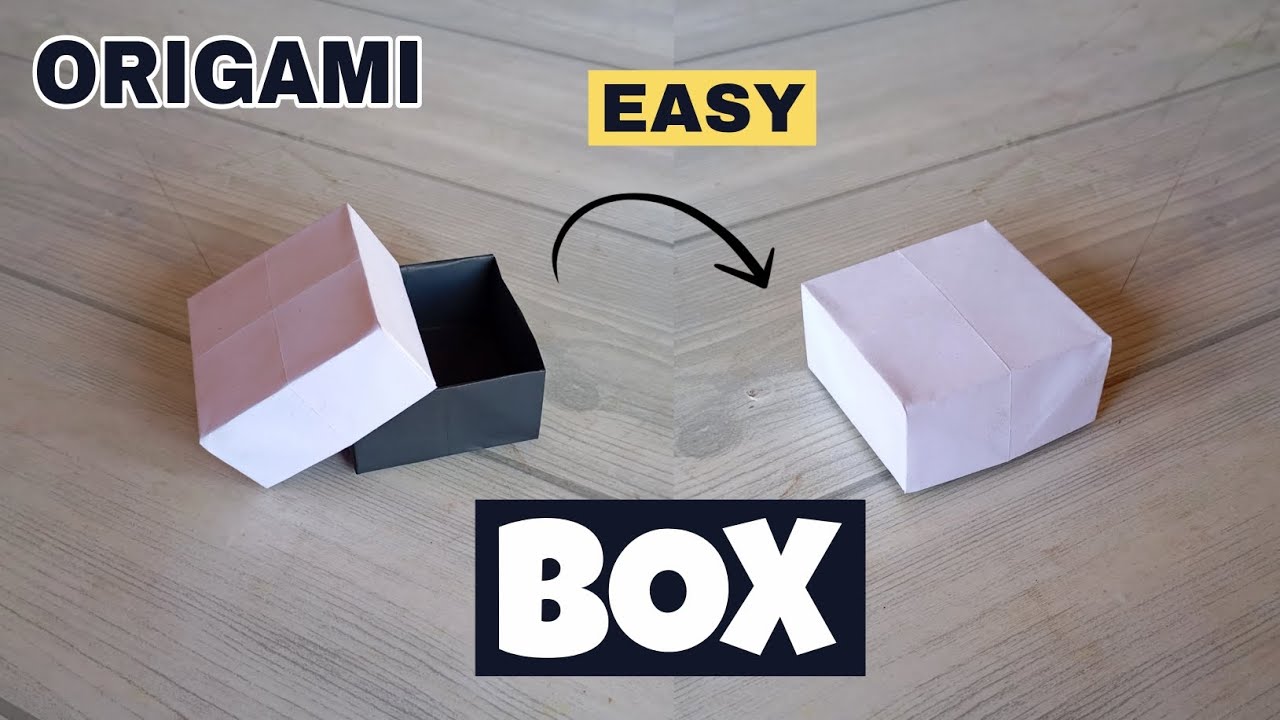 PAPER BOX ORIGAMI TUTORIAL CRAFT| DIY GIFT BOX PAPER CRAFT ORIGAMI| HOW ...
