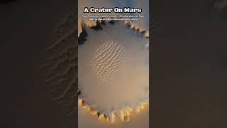 High Resolution image of a Crater ( in Meridian plain) on Mars taken by NASA&#39;s MRO #shorts2024