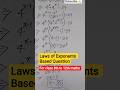 Find the value of x //Exponents laws//class 8th to 12th maths