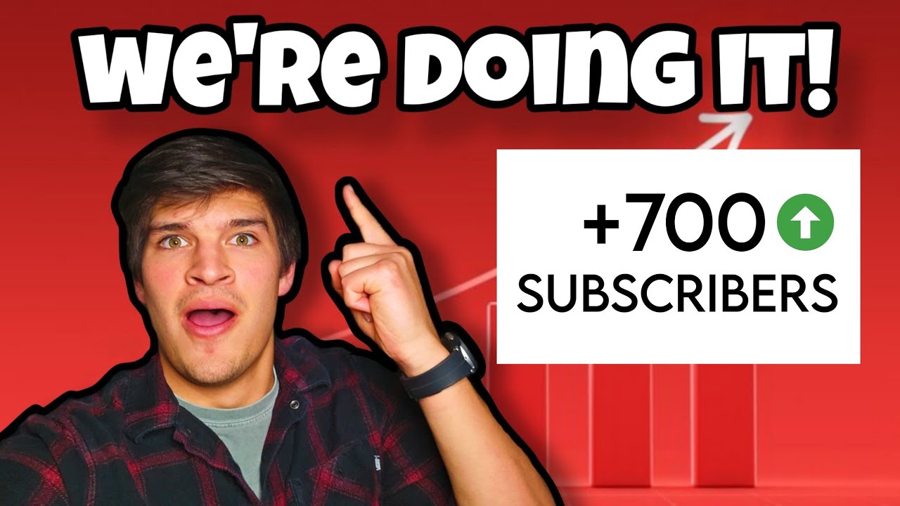 We Grew To 700 Subscribers - YouTube
