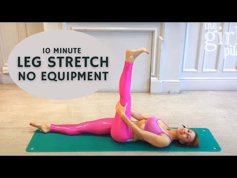 10 min Leg and Back Stretch routine - Hamstrings, Glutes, Inner & Outer Thigh & Lower Back | Pilates