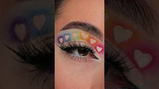 Pride makeup 2023 🌈 #makeupshorts #pridemonth #pridemakeup #rainbowmakeup #eyetutorial #howtomakeup