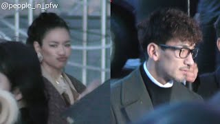 Awich 浦崎 亜希子 & Hidetoshi Nakata 中田 英寿 - Louis Vuitton Fall Winter fashion show in Paris - 05.03.2024