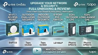 TP-Link Wi-Fi 7 + Tapo Dual-Lens Camera + Long Range CPE Unboxing & Review! (Complete Guide)