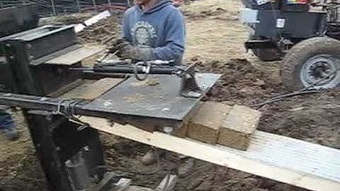 CEB Brick Production Day 1 - Open Source Ecology