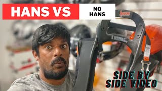 HANS device vs no HANS device in car - Think you don't need a HANS?