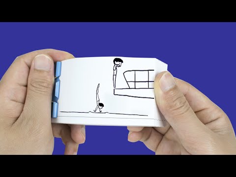 『Flipbook No .226』Tokyo Olympic Women&rsquo;s 10m Diving Champion-Quan Hongchan-Flip Book Animation