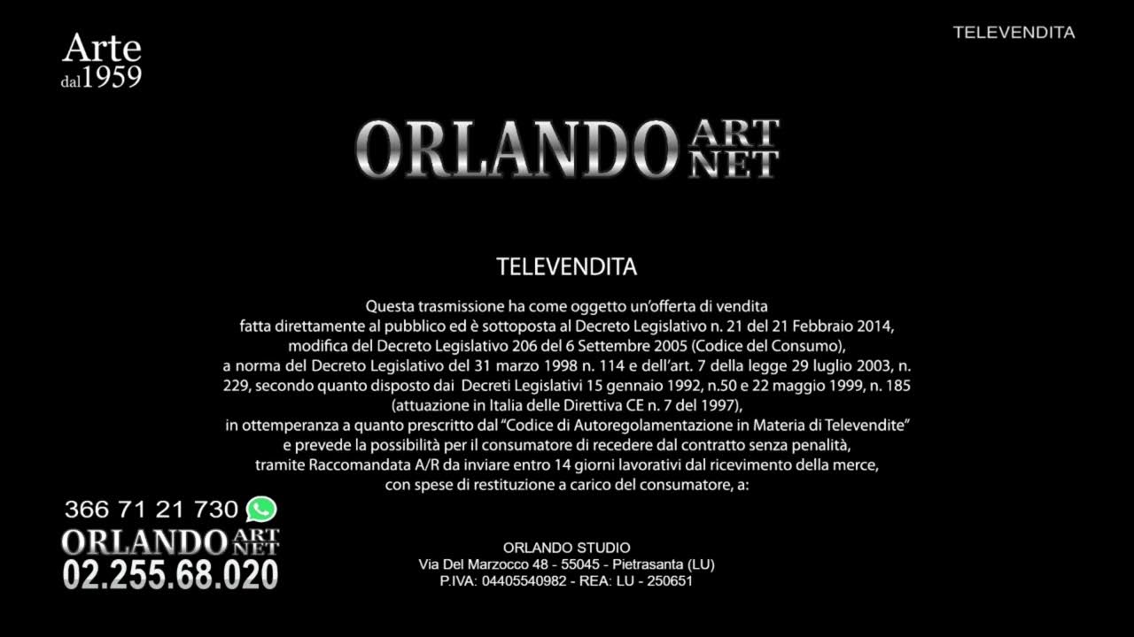 Orlando Art LIVE - 23/02/2026 - Canale 124 DTT