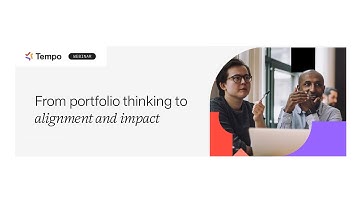 Webinar: From portfolio thinking to alignment and impact