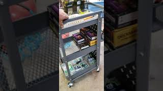 review on KINGRACK 3-Tier Storage Rolling Cart