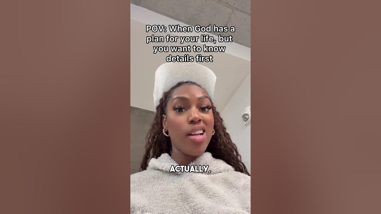 When God has a plan for your life but won’t give details #godstime #christiancontentcreator #funny