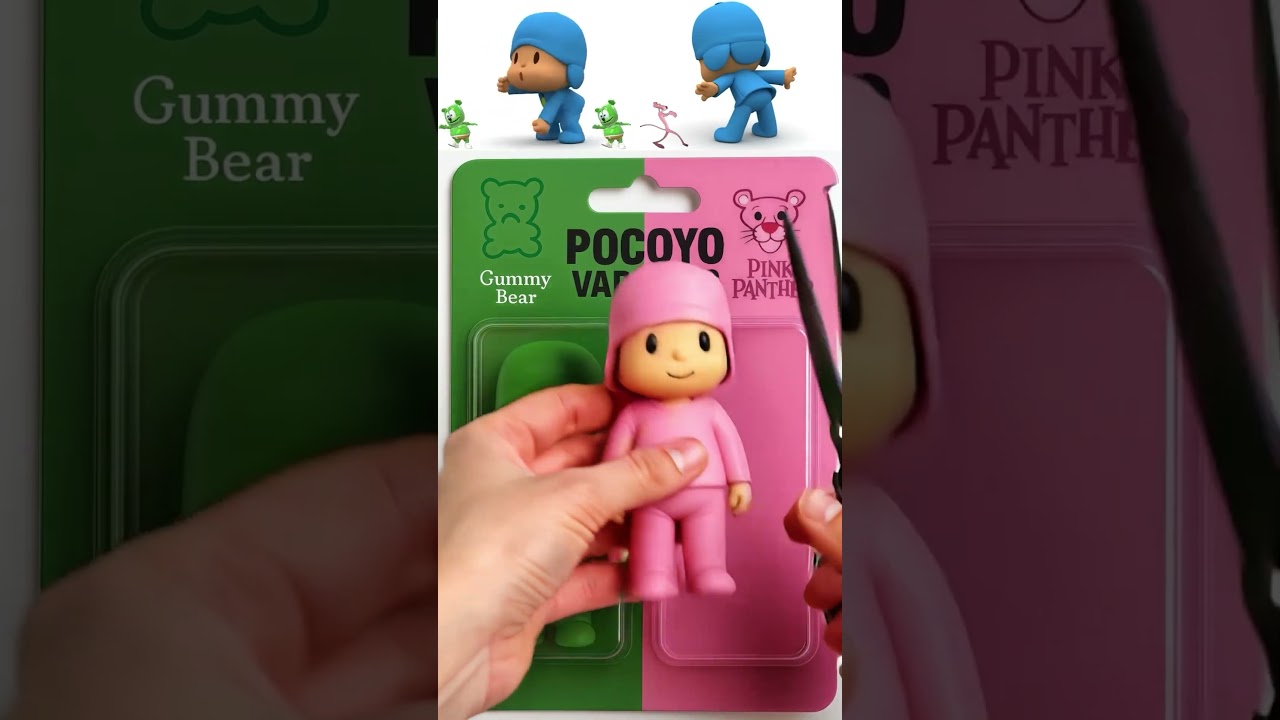 Unboxing Scissors Pocoyo Vad Boyz Gummy Bear X Pink Panther