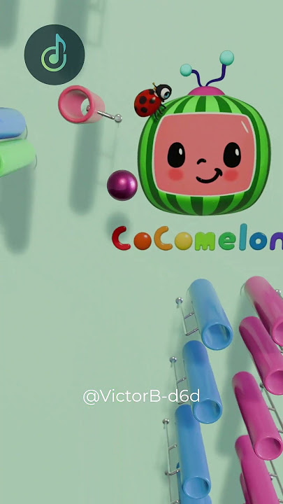 Cocomelon šTheme on Percussion Tubes Instrumentšµ #satisfying #instruments #cocomelon