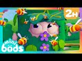Pogo Can&#39;t BEE-LEAF His Eyes! 🐝 | 🌈 Minibods 🌈 | Preschool Learning | Moonbug Tiny TV