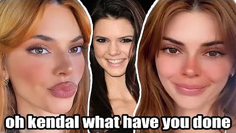 wtf happened to kendall jenner's face...?!