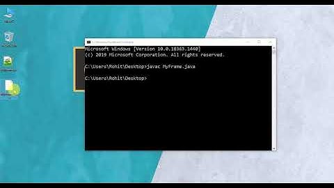 Creating a Frame using Java AWT (Method One) | Java AWT
