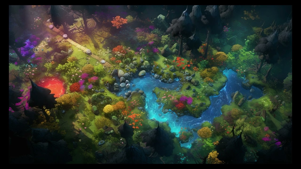 SUBSCRIBER SUGGESTED Animated Map: Feywild (no grid)