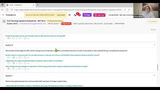 Reviewing a Midterm and Final Evaluation in Exxat