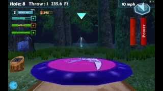 Glow Disc Golf Video Game screenshot 1