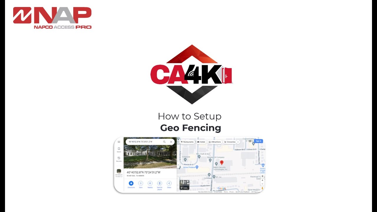 How to Setup Geo Fencing using CA4K 1.2.x or later - YouTube