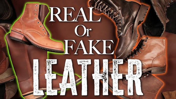 Real vs fake Leather. How to spot faux Leather jacket material