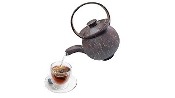 Eco Friendly kettle From  Coconut Shell hand crafted by simplyammuappu