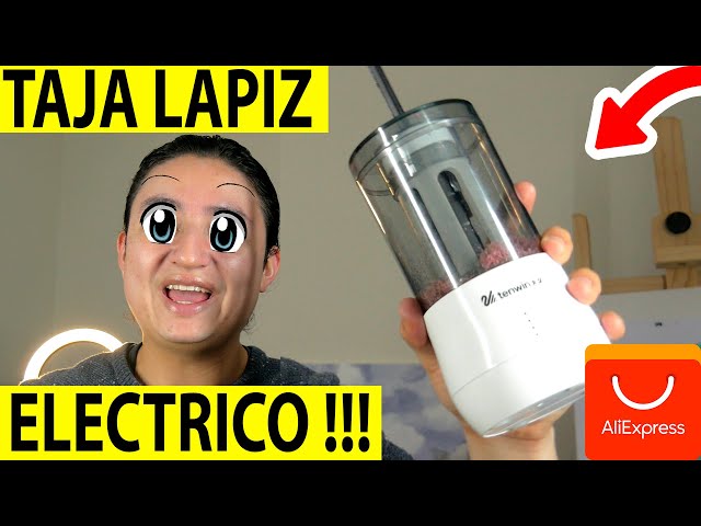 🥇 Unboxing SACAPUNTAS Eléctrico Profesional TIHOO de Aliexpress ✓ Review  Tajalapiz de marca TENWIN 