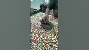Discover the Art of bold Block Printing #foryou #textileprinting #youtube