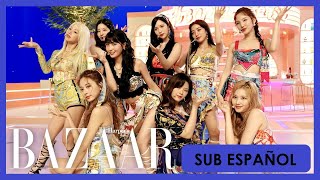 [SUB ESPAÑOL] TWICE 'Alcohol-Free' Performance: Behind The Scenes | Harper's BAZAAR