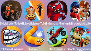 Snake io,Moto X3M,Skibidi War Toilets,Stick War 3,Skibydi Merge Toilet,Dye Hard,Miraculous Life