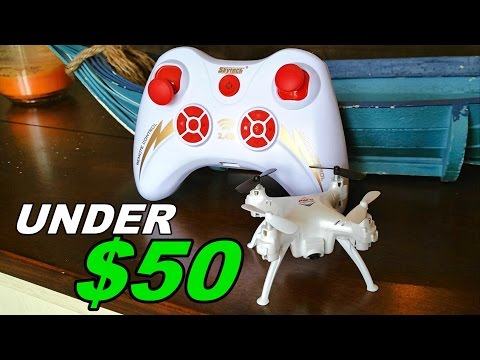 SkyTech TK106 - Nice Quadcopter / Camera Drone Under $50 Review, Flight & Unboxing - TheRcSaylors