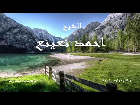 هو الذي يصلي عليكم وملائكته ليخرجكم من الظلمات إلى النور الشيخ احمد نعينع