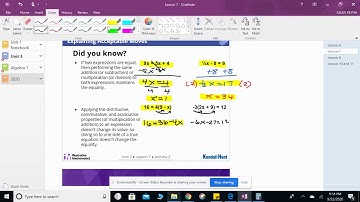 A.2.07 Explaining Steps for Rewriting Equations