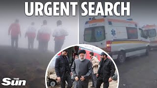 Iranian president missing after helicopter crashes  sparking massive search operation