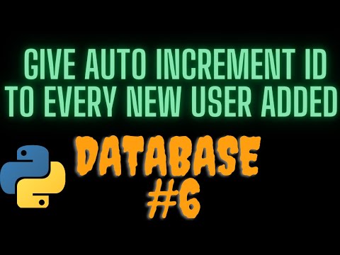 How To Give Auto Increment id to every New User Added to Database #6