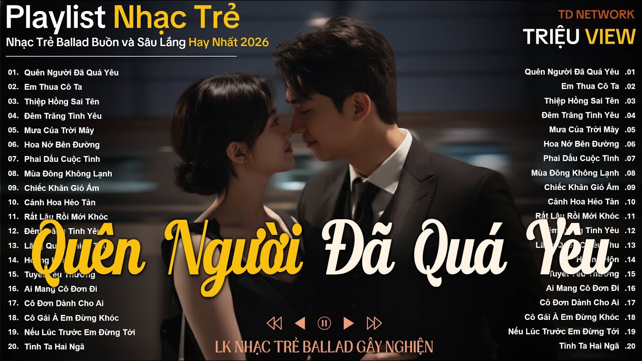 Quên Người Đã Quá Yêu - Nhạc Trẻ Ballad Hot Trend Nhất | Nhạc Trẻ Tâm Trạng Nghe Buồn Đến Day Dứt