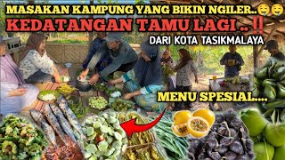 MASAKAN TRADISIONAL KHAS KAMPUNG | Nasi Liwet, Urap Pare, Jengkol Muda, Ikan Asin dan Sambal 