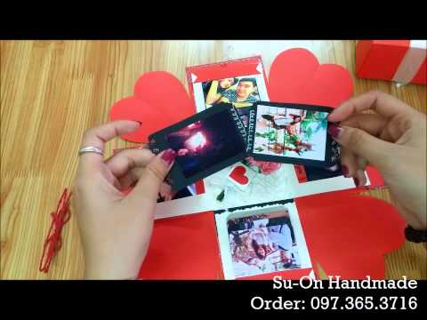 SU-ON HANDMADE | DIY - EXPLODING BOX | HAPPY ANNIVERSARY | MINIBOX