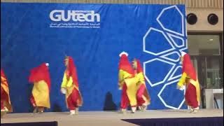 Zapin Rebana Dance at Gutech University by Indonesia Diaspora Oman