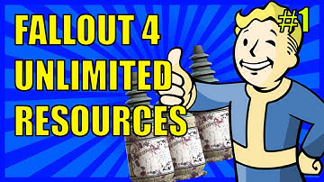 Fallout 4 Tutorial: Unlimited Resources (Works After 1.4 Update)