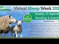 Teagasc Virtual Sheep Week - Day 2 Breeding & Genetics