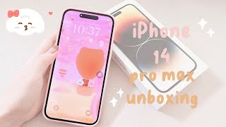 ☁ iPhone 14 pro max unboxing & customization | 2022