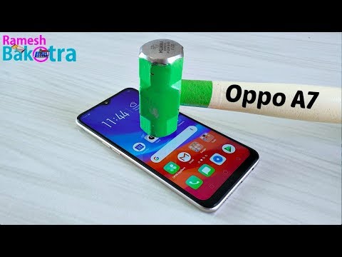 Oppo A7 Screen Scratch Test Gorilla Glass 3