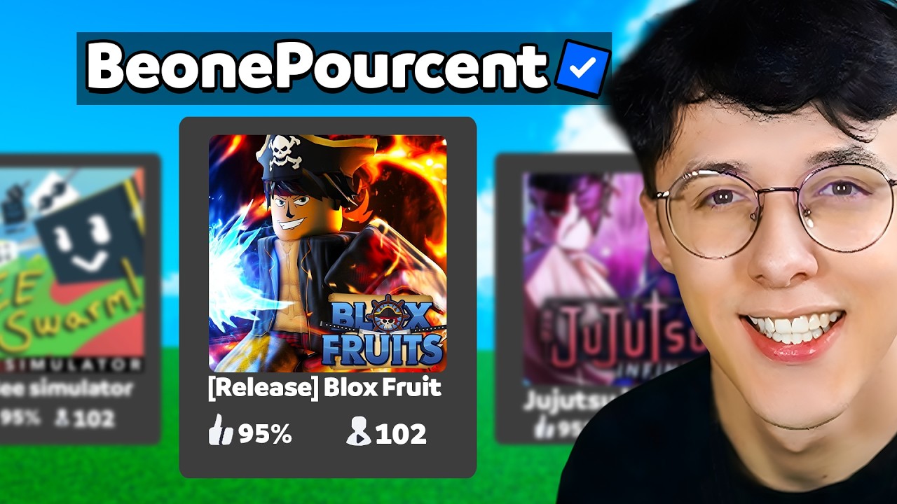 Youtuber Admin J’AI TROUVÉ LES PREMIERS JEUX ROBLOX DES YOUTUBER/ADMIN !! - YouTube