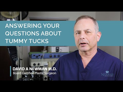 Tummy Tuck FAQ: Temecula Plastic Surgeon David Newman, MD Answers Questions About Abdominoplasty.