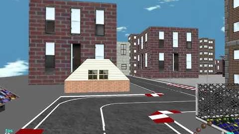 Re-Volt Custom Track Wheel City A by Lo Scassatore, Track View