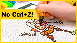Making Pixel Art On Graph Paper