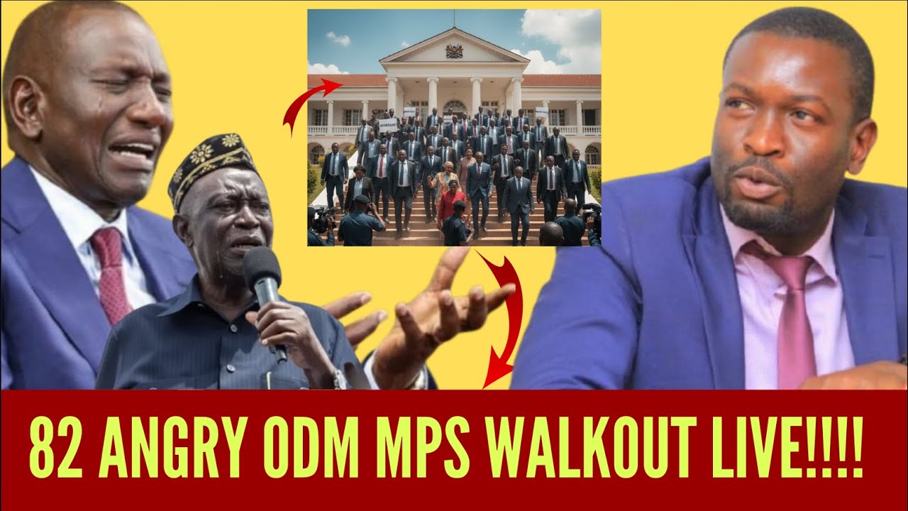 BREAKING! RUTO’S STATEHOUSE MEETING ENDS IN SHAME AS ANGRY ODM MPs WALKOUT CHANTING WANTAM!